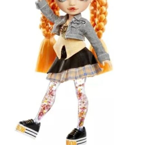 Rainbow High Sparkle And Shine Clementine 11" Doll Liquid Sparkles Legs Orange - Picture 5 of 11